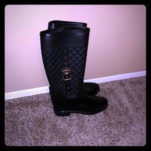 Leather Winter Rain Boots